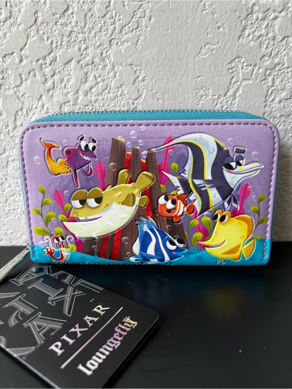 Loungefly Disney Pixar Finding Nemo Fish Tank 20th Anniversary Wallet - NWT